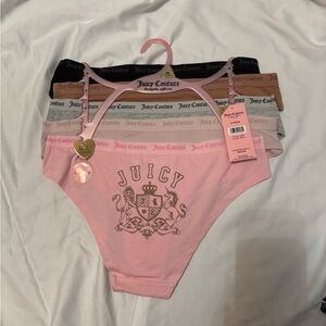 NWT Juicy Couture panties Underwear Set size M